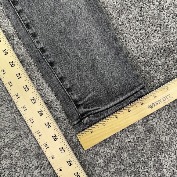 Good American Jeans Womens 0/25 Gray Ankle Stretch Denim Charcoal Casual City - Picture 6 of 10